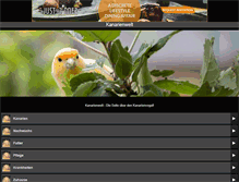 Tablet Screenshot of kanarienwelt.de